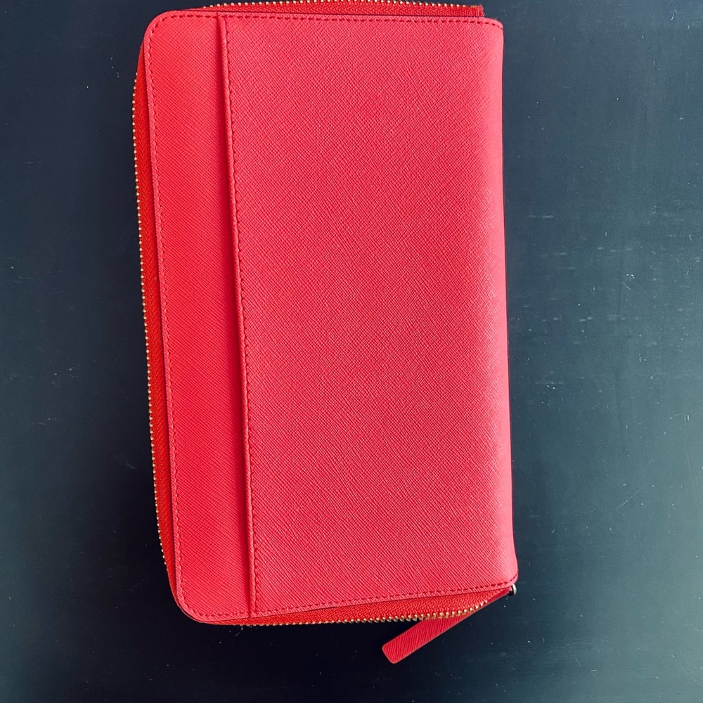 Red Kate Spade wallet - Picture 3 of 7